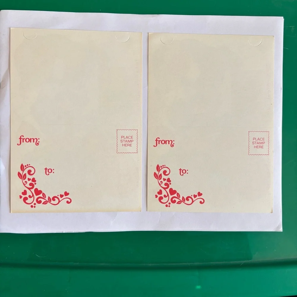 Vintage Valentine's Day Cards  Mailman Design 1950’s Scrapbook Journaling